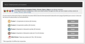 Các hình thức thi SIELE